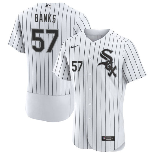 Tanner Banks Chicago White Sox Nike Home Authentic Jersey - White