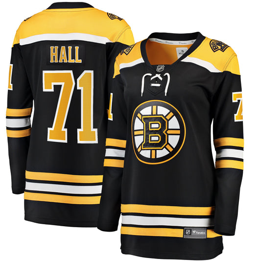 Taylor Hall Boston Bruins Fanatics Branded Women's 2017/18 Home Breakaway Replica Jersey - Black