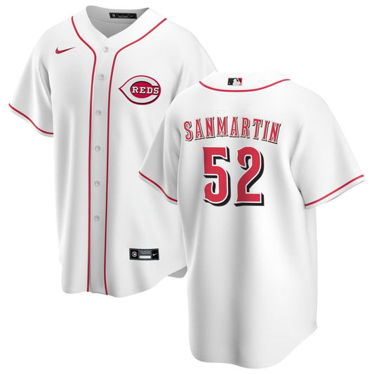 Reiver Sanmartin Cincinnati Reds Nike Home Replica Jersey - White