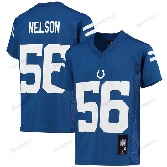 Quenton Nelson 56 Indianapolis Colts YOUTH Jersey - Royal