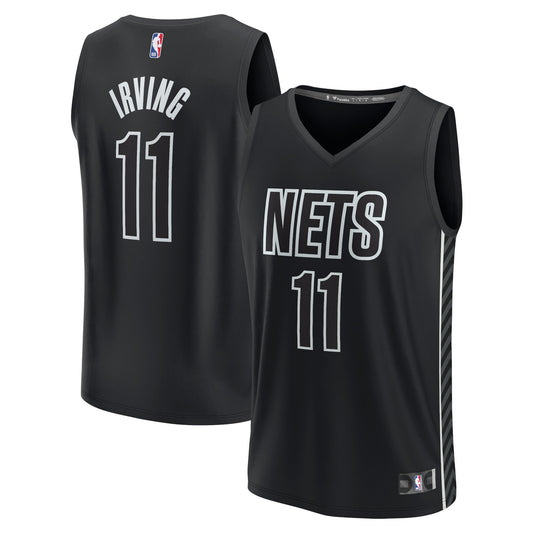 Kyrie Irving Brooklyn Nets Fanatics Branded Fast Break Replica Player Jersey - Statement Edition - Black