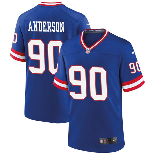 Ryder Anderson New York Giants Nike Classic Game Jersey - Royal