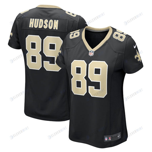 Tommy Hudson 89 New Orleans Saints Women's Game Jersey - Black