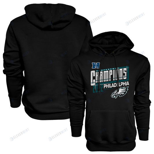 Philadelphia Eagles 2022 NFC Conference Champions Kick Hoodie - Black