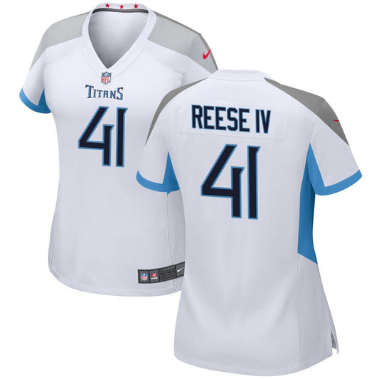 Otis Reese IV Tennessee Titans Nike Women's Game Jersey - White