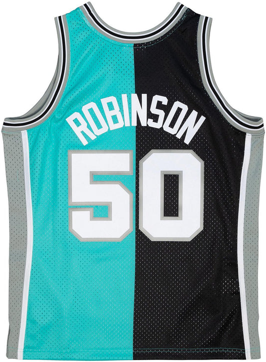 Mitchell & Ness Men's San Antonio Spurs Robinson NBA Split Swingman 1998 Jersey