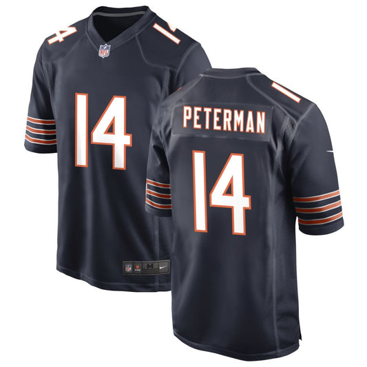 Nathan Peterman Chicago Bears Nike Game Jersey - Navy