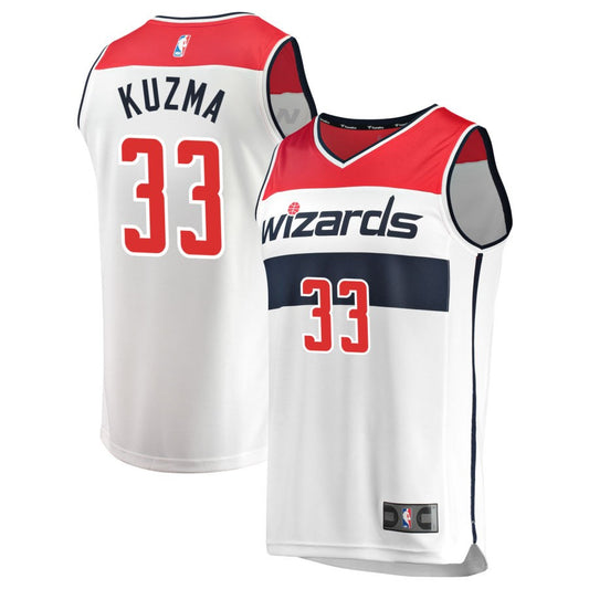 Kyle Kuzma Washington Wizards Fanatics Branded Fast Break Replica Jersey - Association Edition - White