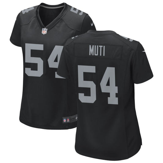 Netane Muti Las Vegas Raiders Nike Women's Game Jersey - Black