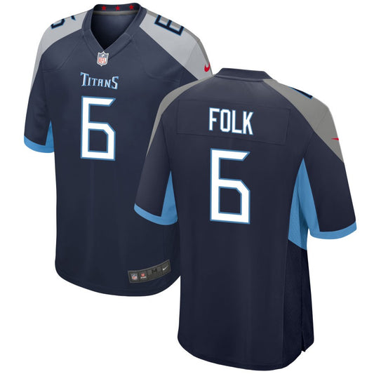 Nick Folk Tennessee Titans Nike Jersey - Navy