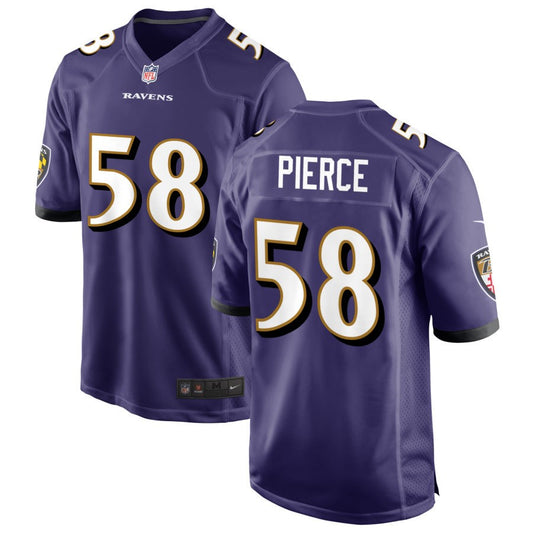 Michael Pierce Baltimore Ravens Nike Game Jersey - Purple