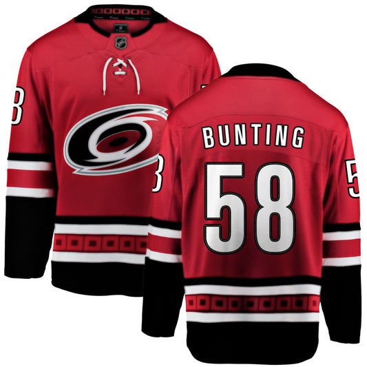 Michael Bunting Carolina Hurricanes Fanatics Branded Home Breakaway Jersey - Red