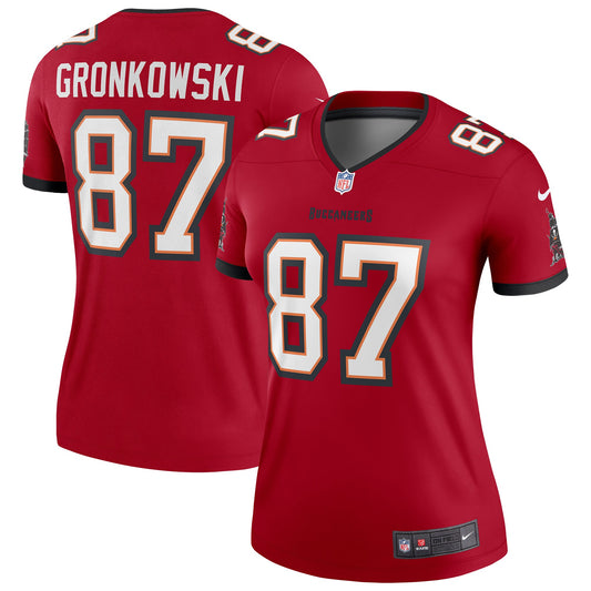 Rob Gronkowski Tampa Bay Buccaneers Nike Women's Legend Jersey - Red