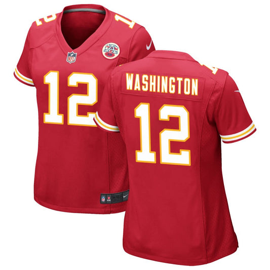 Montrell Washington Kansas City Chiefs Nike Women's Game Jersey - Red