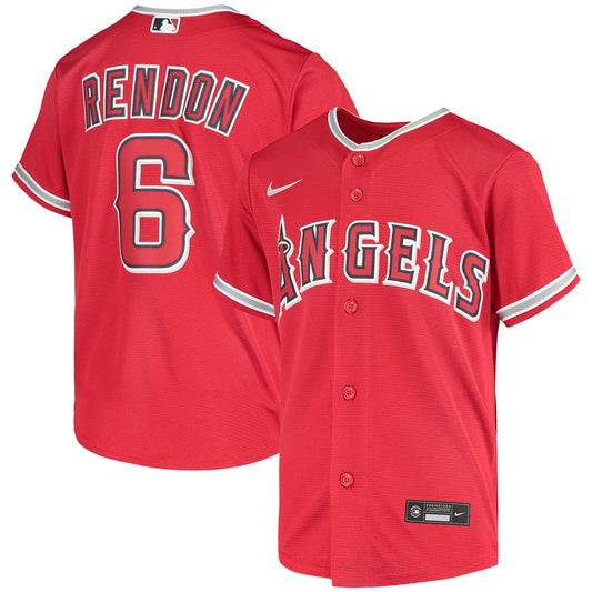 Youth Los Angeles Angels Anthony Rendon Alternate Player Jersey - Red