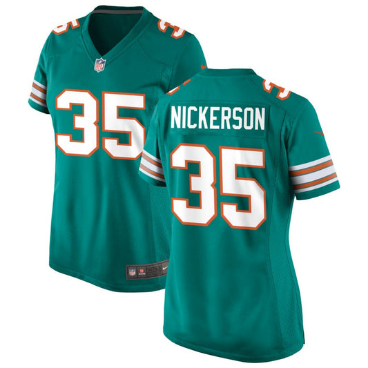 Parry Nickerson Miami Dolphins Nike Women's Alternate Game Jersey - Aqua