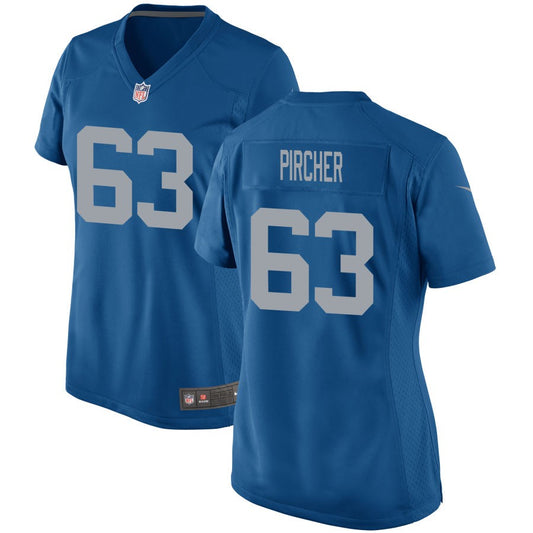 Max Pircher Detroit Lions Nike Women's Throwback Game Jersey - Blue