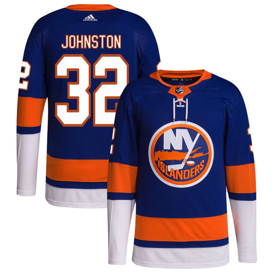 Ross Johnston New York Islanders adidas Home Primegreen Authentic Pro Jersey - Royal