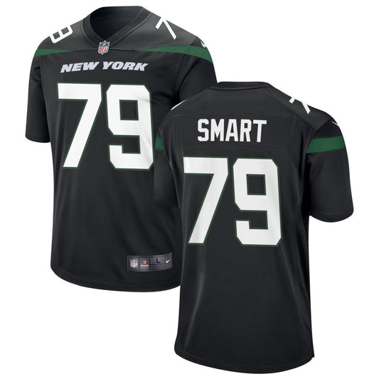 Tanzel Smart New York Jets Nike Alternate Game Jersey - Stealth Black