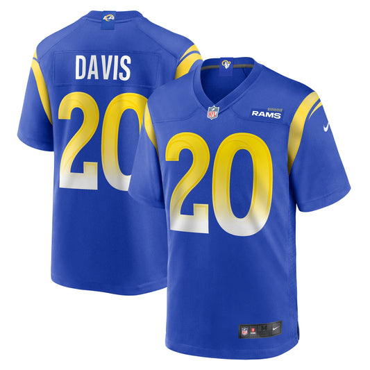 Tyon Davis Los Angeles Rams Nike Home Game Jersey - Royal