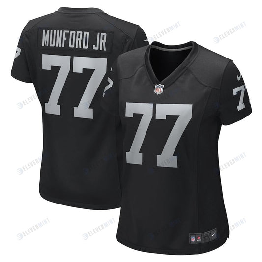 Thayer Munford Jr. Las Vegas Raiders Women's Game Player Jersey - Black