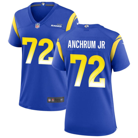 Tremayne Anchrum Jr Nike Los Angeles Rams Women's Game Jersey - Royal