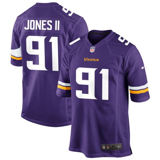 Pat Jones II Minnesota Vikings Nike Game Jersey - Purple