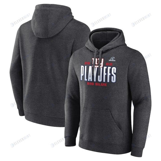 New York Giants 2022 NFL Playoffs Our Time Pullover Hoodie - Charcoal