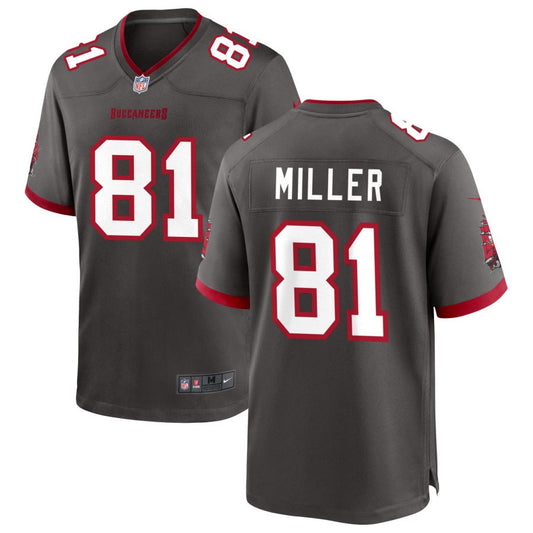 Ryan Miller Tampa Bay Buccaneers Nike Alternate Game Jersey - Pewter