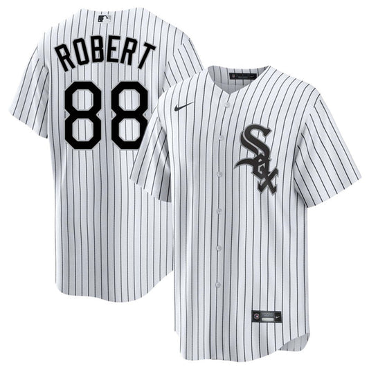 Mens Chicago White Sox Luis Robert Cool Base Replica Jersey White