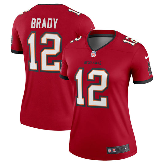 Women's Tampa Bay Buccaneers Tom Brady Legend Jersey Red