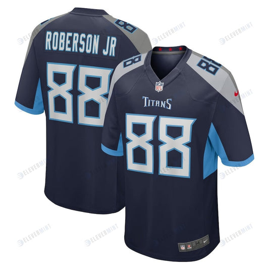 Reggie Roberson Jr. 88 Tennessee Titans Home Game Player Jersey - Navy