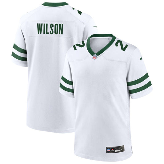 Zach Wilson New York Jets Nike Legacy Game Jersey - White