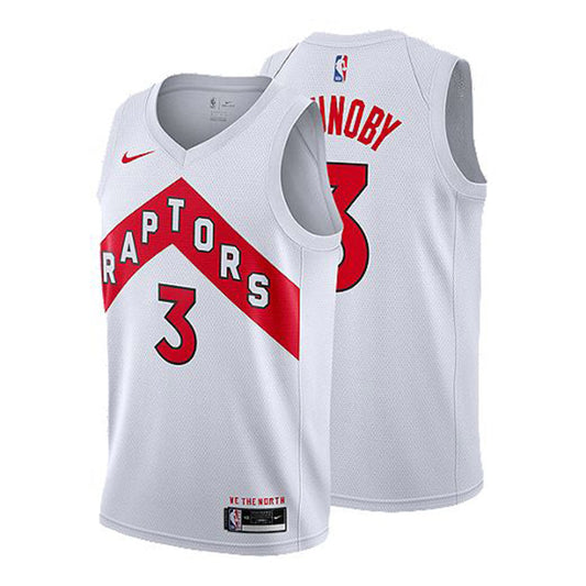 Men's Toronto Raptors OG Anunoby Association Jersey - White