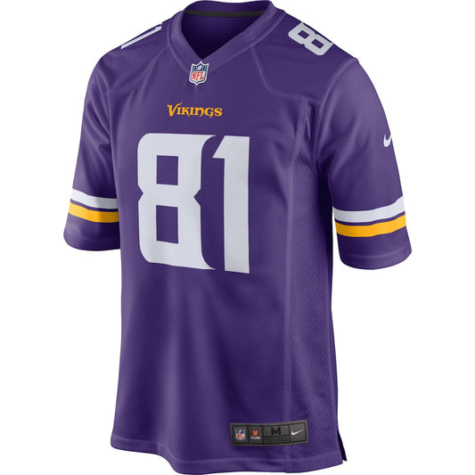 Men's Moritz Bohringer Nike Vikings Game Jersey - Purple