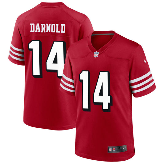 Sam Darnold San Francisco 49ers Nike Alternate Game Jersey - Scarlet