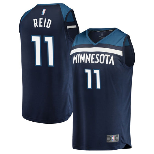 Naz Reid Minnesota Timberwolves Fanatics Branded Youth Fast Break Replica Jersey Navy - Icon Edition