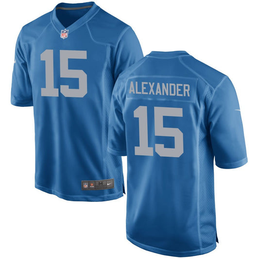 Maurice Alexander Detroit Lions Nike Throwback Game Jersey - Blue