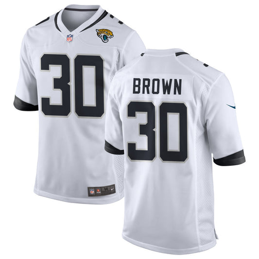 Montaric Brown Jacksonville Jaguars Nike Youth Game Jersey - White