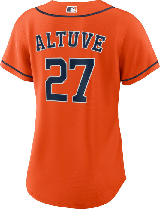 Nike Women's Houston Astros Jos?? Altuve #27 Official Replica Jersey