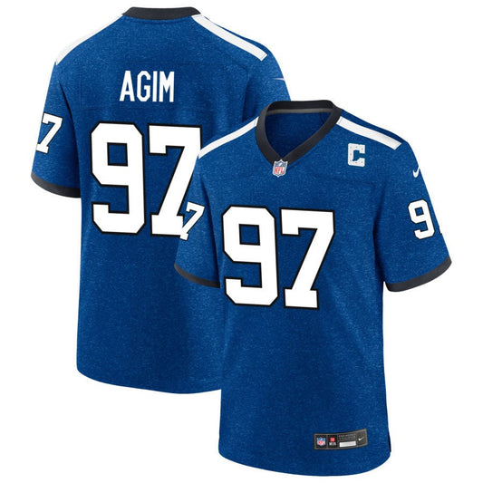 McTelvin Agim  Indiana Nights Indianapolis Colts Nike Alternate Game Jersey - Blue