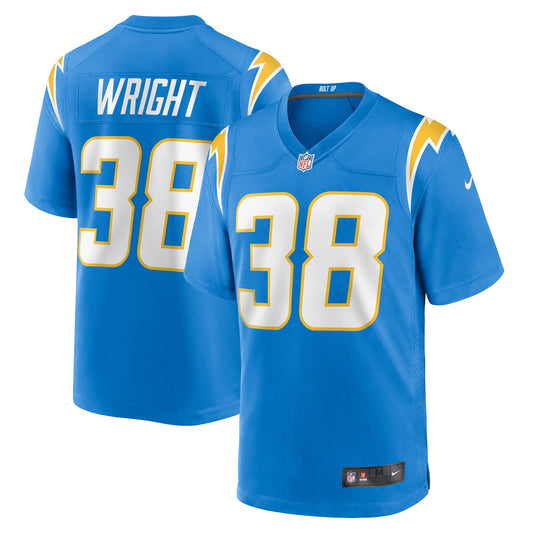 Milton Wright Los Angeles Chargers Nike  Game Jersey - Powder Blue