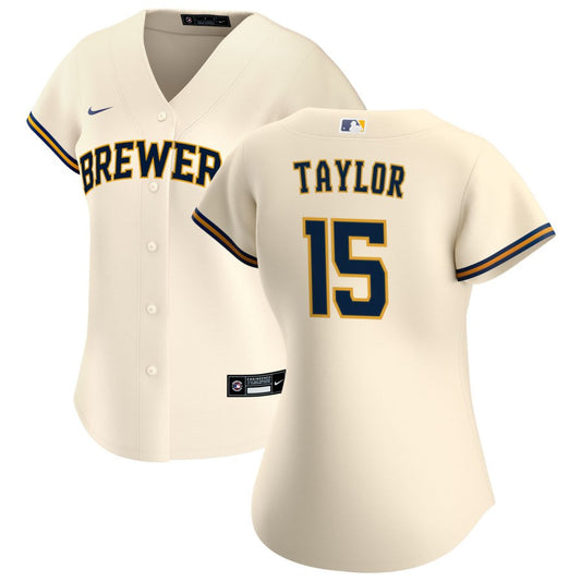 Tyrone Taylor Milwaukee Brewers Nike Women's Home Replica Jersey - Cream