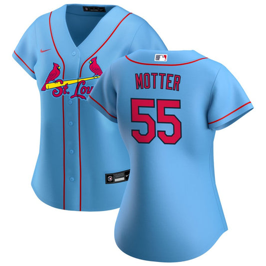 Taylor Motter St. Louis Cardinals Nike Women's Alternate Replica Jersey - Blue