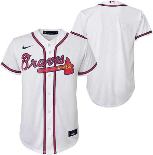 Nike Youth Atlanta Braves Home Replica Jersey