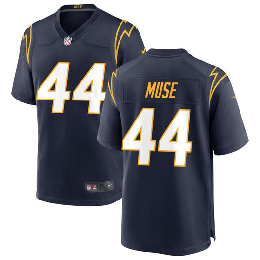 Tanner Muse Los Angeles Chargers Nike Alternate Game Jersey - Navy