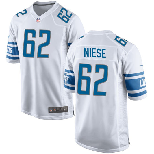 Michael Niese Detroit Lions Nike Game Jersey - White