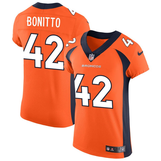 Nik Bonitto Denver Broncos Nike Vapor Untouchable Elite Jersey - Orange