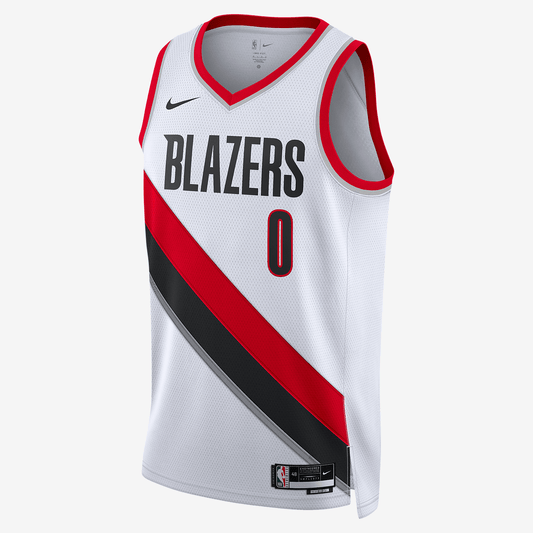 Portland Trail Blazers Association Edition 2022/23 Nike Dri-FIT NBA Swingman Jersey - White