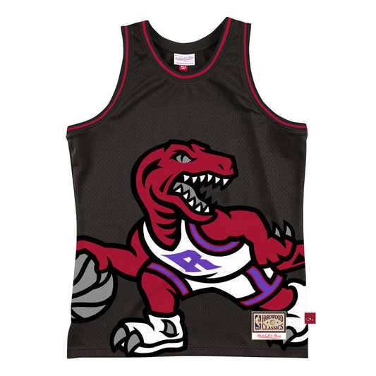 Men's Toronto Raptors Mitchell & Ness Black Hardwood Classics Blown Out Fashion Jersey